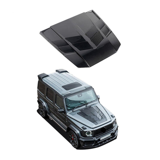 Carbon fiber hood scoop for Mercedes Benz G-class 2019-2023