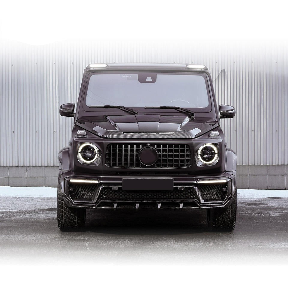 Top style carbon Front Lip for G-class 2019+ W463A W464 G63 G500 G400