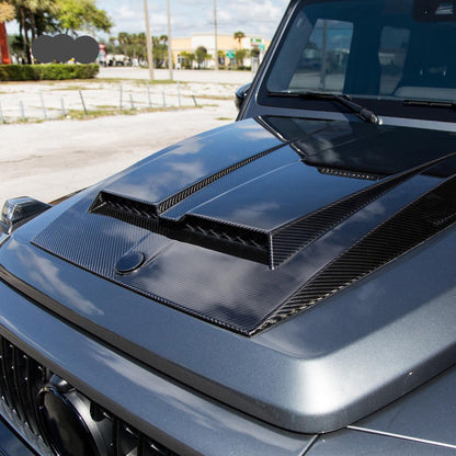 BRS style carbon Hood Scoop for G-class 2019+ W463A W464 G63 G500 G400