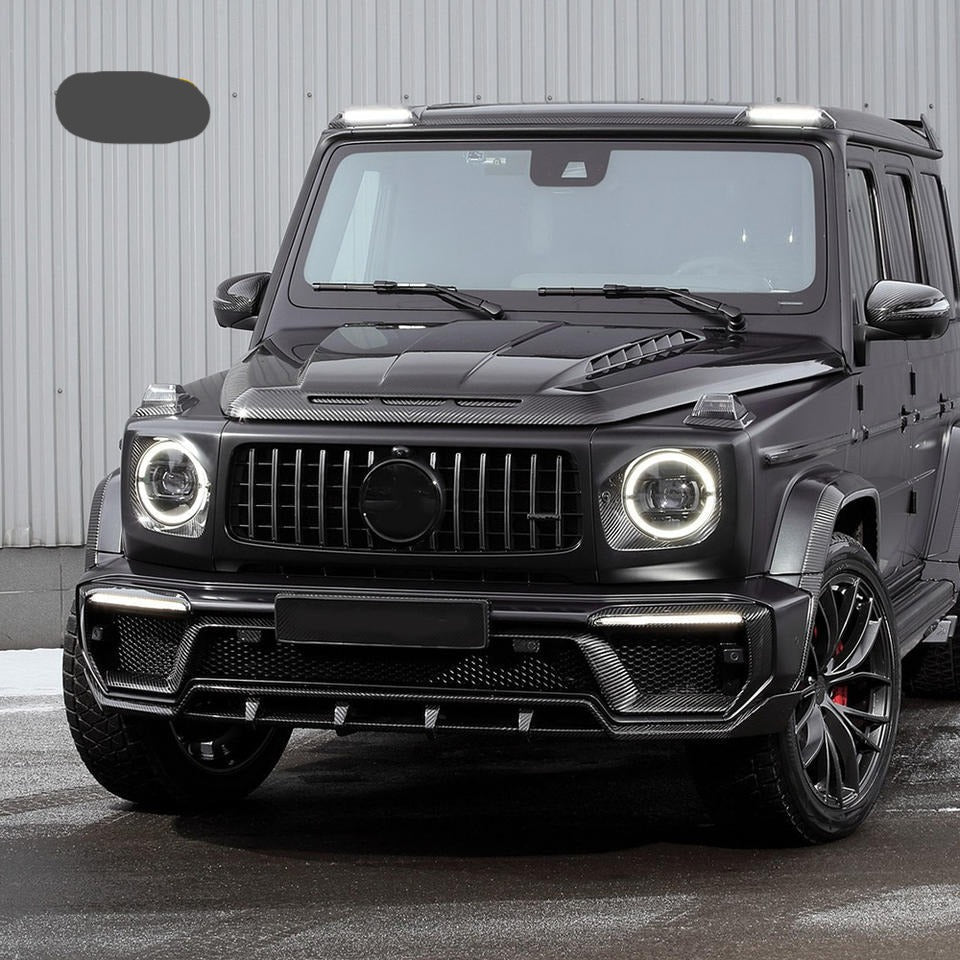 Top style carbon Front Lip for G-class 2019+ W463A W464 G63 G500 G400