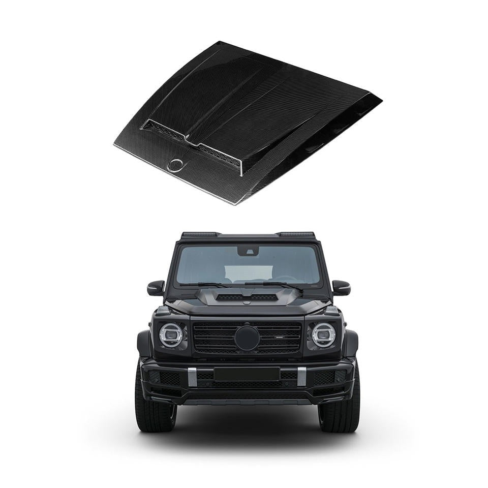 BRS style carbon Hood Scoop for G-class 2019+ W463A W464 G63 G500 G400