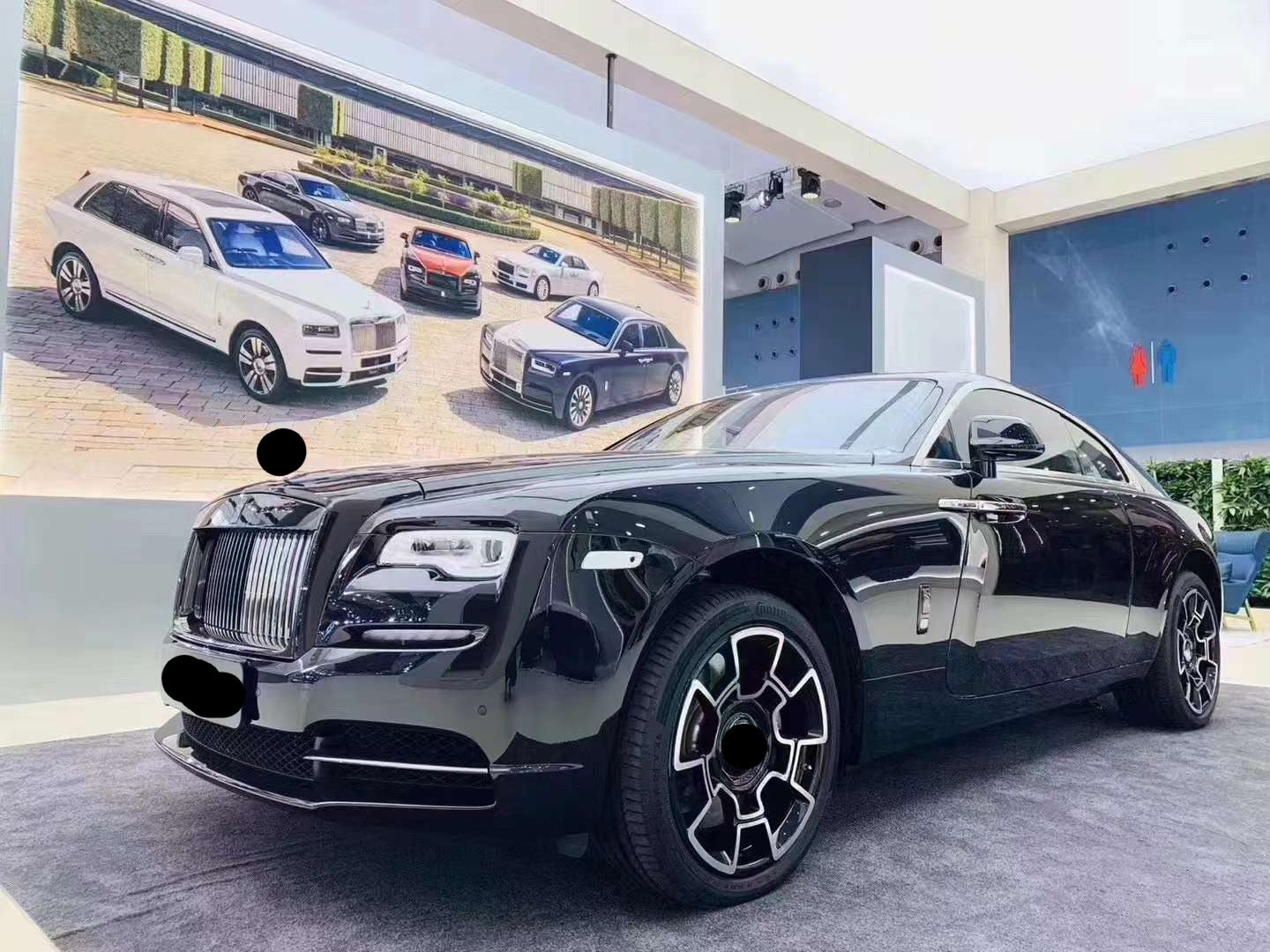 Monoblock Custom Forged Alloy Wheels For Rolls Royce Ghost Cullinan Phantom Wraith Dawn black badge