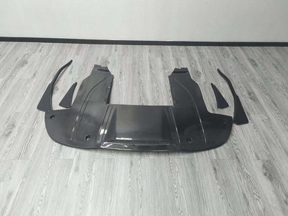 Carbon Fiber Rear Splitter | Spoiler | Diffuser fits Mclaren 720S 2017 Present