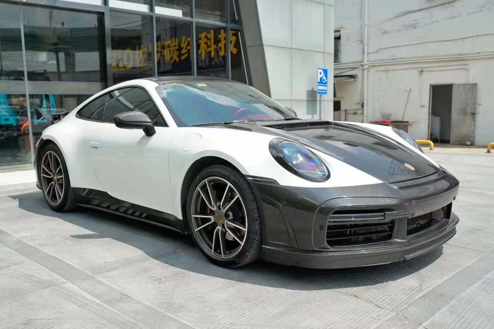 Dry Carbon Fiber Body Kit fits Porsche 911 992 Carrera 4 S 2019 Present Stinger GTR Limited Carbon Edition