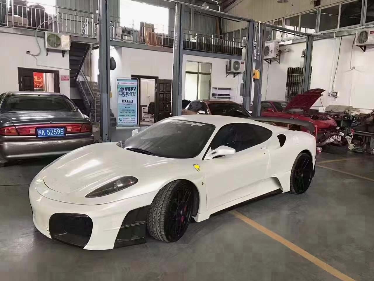 Aerodynamic Body Kit Asi style fits Ferrari F430 2004-2009