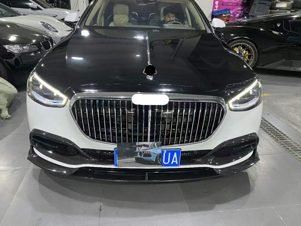 S680 Rear Side Carbon Fiber Body Kit fits Mercedes Benz S-Class S680 Maybach 2022-Up ...