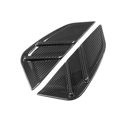 MP Style Carbon Fiber Front Fender Trim Covers For BMW M3 G80 M3 G82 2020 - 2024