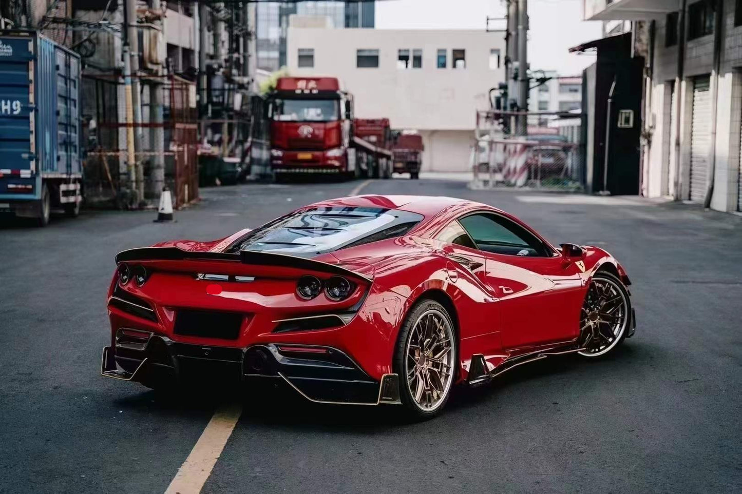 Carbon Fiber Aerodynamic Body Kit fits Ferrari F8 2019-Present