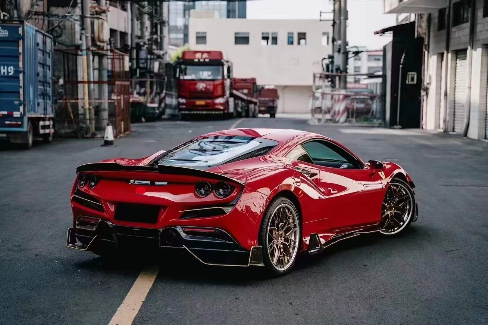 Carbon Fiber Aerodynamic Body Kit fits Ferrari F8 2019-Present
