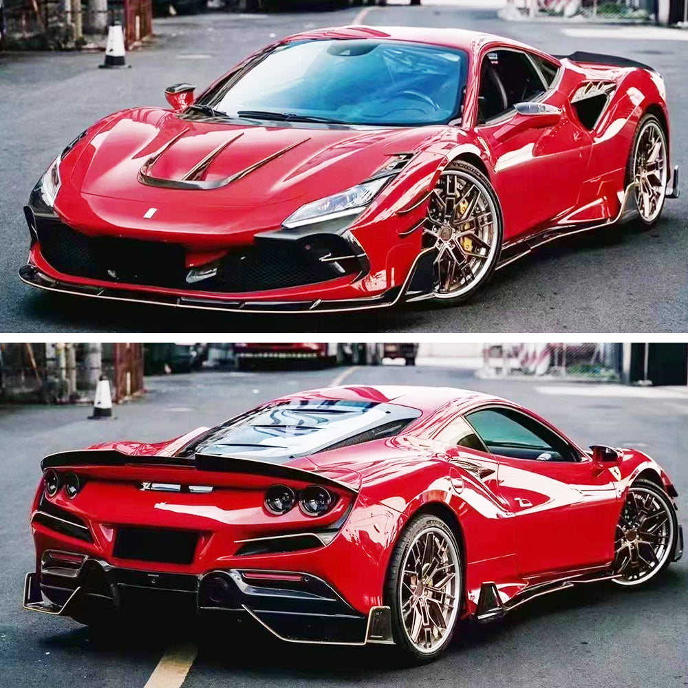 Carbon Fiber Aerodynamic Body Kit fits Ferrari F8 2019-Present