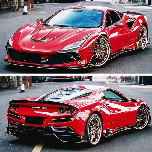 Carbon Fiber Aerodynamic Body Kit fits Ferrari F8 2019-Present