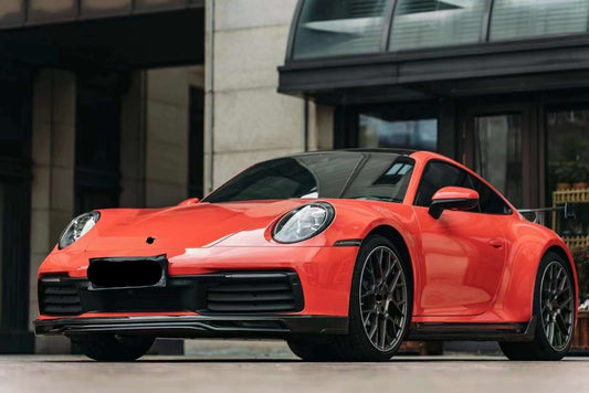 Techart Carbon Fiber Body Kit fits Porsche 911 992 Carrera 4 S 2019 Present Front Lip | Side Skirts | Spoiler | Rear Diffuser Splitter