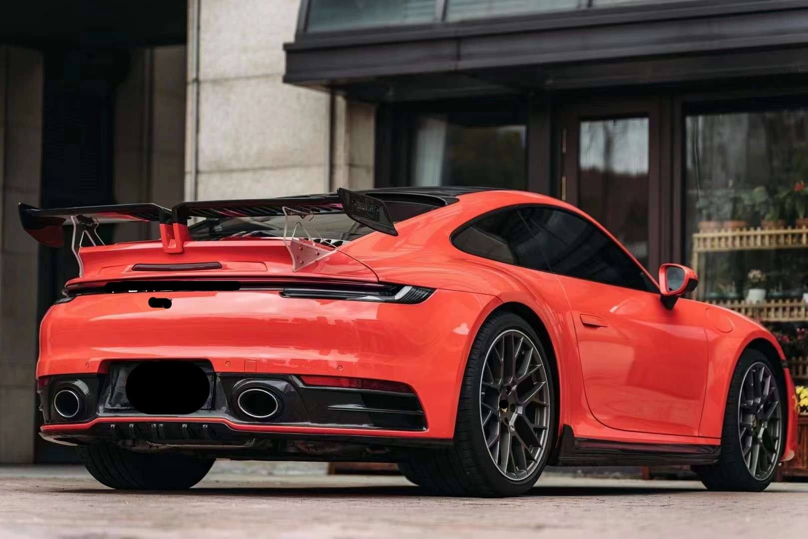 Techart Carbon Fiber Body Kit fits Porsche 911 992 Carrera 4 S 2019 Present Front Lip | Side Skirts | Spoiler | Rear Diffuser Splitter