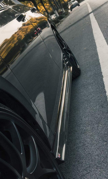 Carbon Fiber Body Kit for Volkswagen Golf MK 8 GTI 2019 Side Skirts | Mirror Housing | Roof Spoiler | Rear Splitter