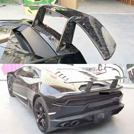 Forged Carbon Fiber Rear Spoiler Wing for Lamborghini Huracan 2014 - 2020 L580 LP610 EVO