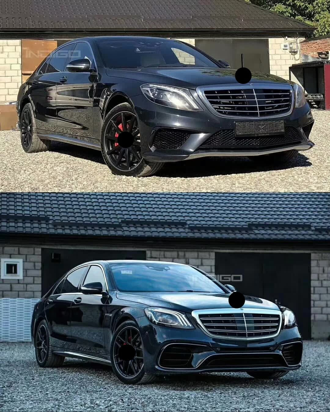 Facelift Upgrade complete body kit from Old 2014 - 2017 W222 to New 2017-2020 AMG