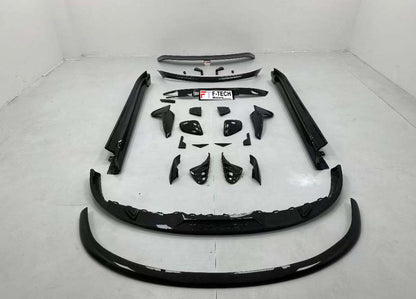 Porsche Taycan 4S Turbo S GTS Carbon Fiber Body kirt Aero Kit techart