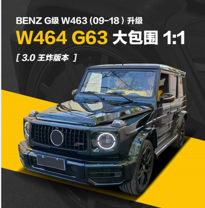 Mercedes Benz G Class OLD W463 2008 - 2017 Into NEW W463A W464 AMG Conversion Upgrade Body kit