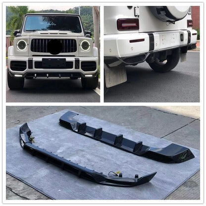 Dry Carbon Fiber Front Bumper Lip Rear Diffuser For Mercedes Benz G W464 G63 AMG 2018 Present